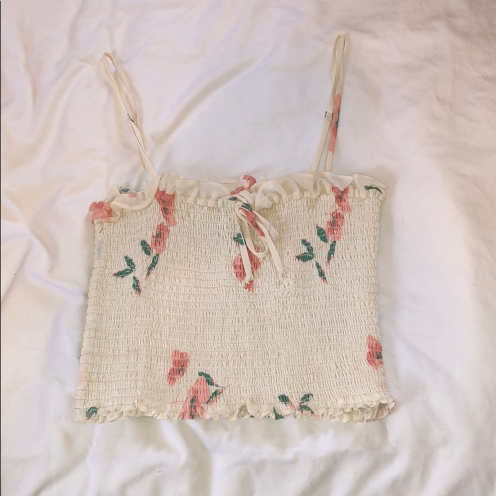 Reformation Ruched Top